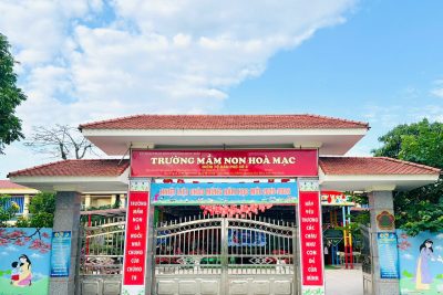 CÔNG KHAI THEO THÔNG TƯ 09/2024/TT-BGDĐT NGÀY 03 THÁNG 6 NĂM 2024 CỦA BỘ GIÁO DỤC VÀ ĐÀO TẠO TRƯỜNG MẦM NON HÒA MẠC, THÁNG 9 NĂM 2025